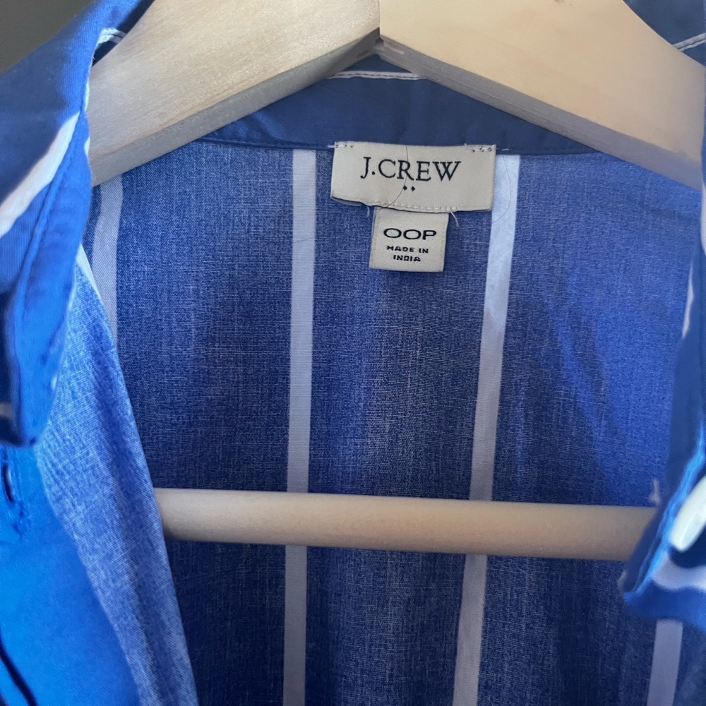 I Crew mini shirt dress